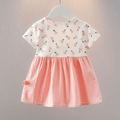Vestido com gola boneca para menina - BrazilStory