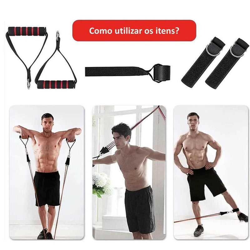 Kit treino Extensores Funcional/Casa ou Ar Livre - BrazilStory