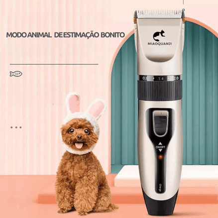 Máquina de Tosa Bateria Recarregável Pet Dog Hair Machine - BrazilStory