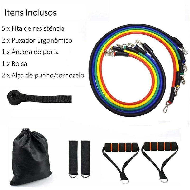 Kit treino Extensores Funcional/Casa ou Ar Livre - BrazilStory