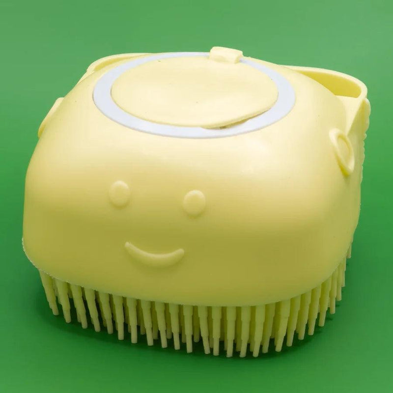 Esponja Macia Silicone Banho Massagem Dispenser Sabonete Líquido 80ml - BrazilStory