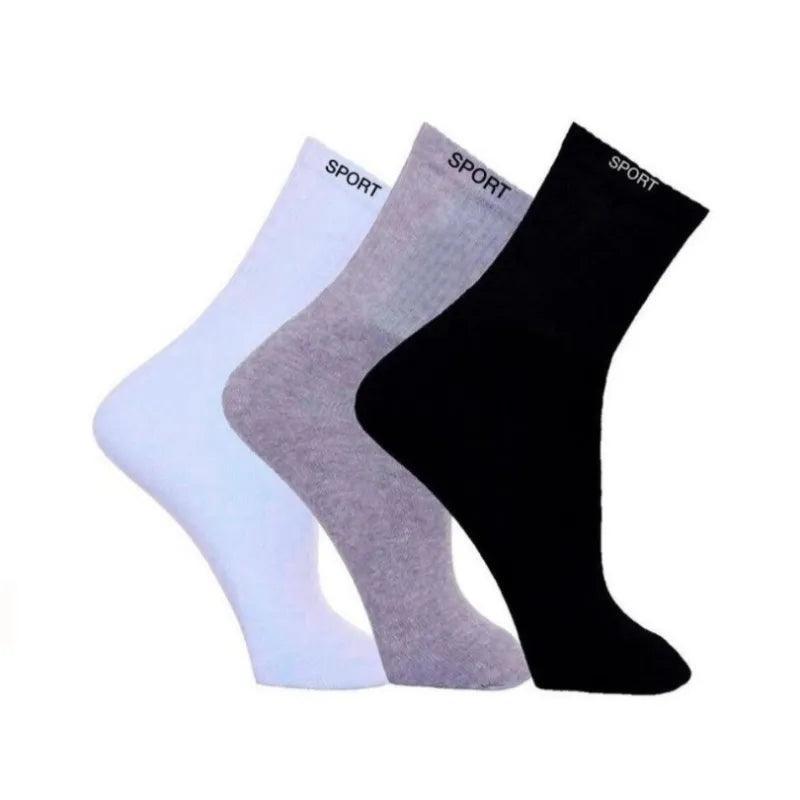Kit 6 Pares Meias Masculina Cano Alto esportes - BrazilStory