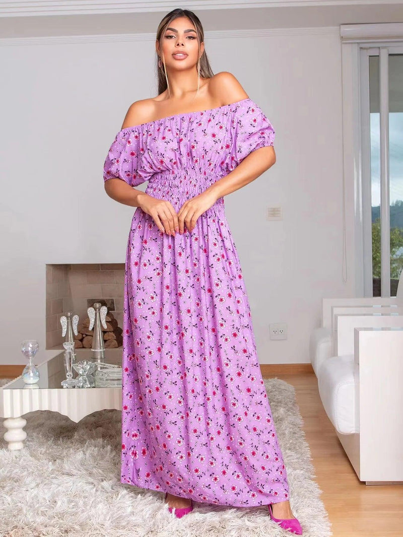 Vestido longo estilo cigana - BrazilStory