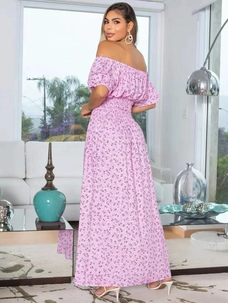 Vestido longo estilo cigana - BrazilStory