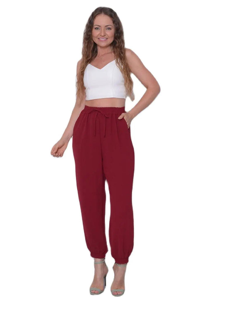 Calça jogger liso duna - BrazilStory