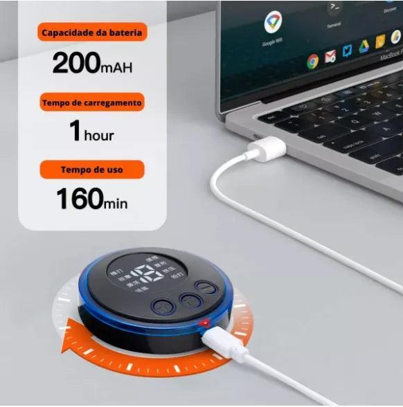 Mini Massageador EMS Estimulador Elétrico - BrazilStory
