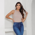 Blusa Regata Ribana Básica Feminina - BrazilStory