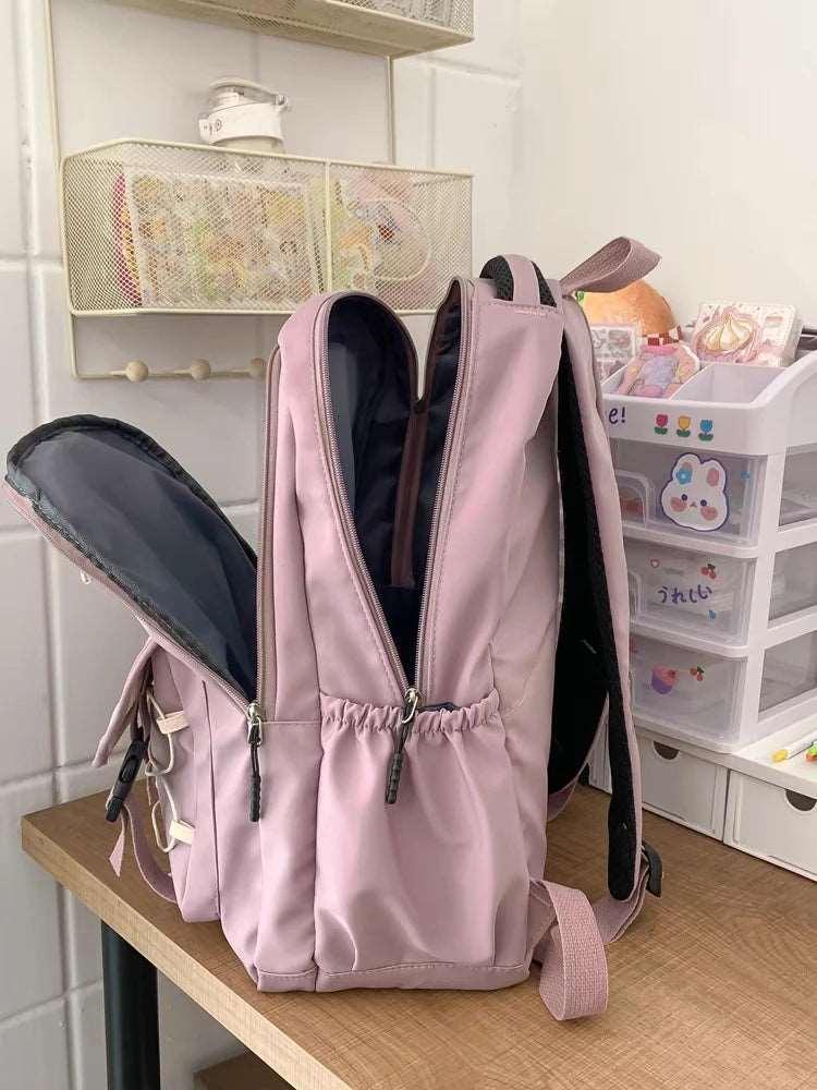 Bolsa escolar impermeável casual feminina - BrazilStory