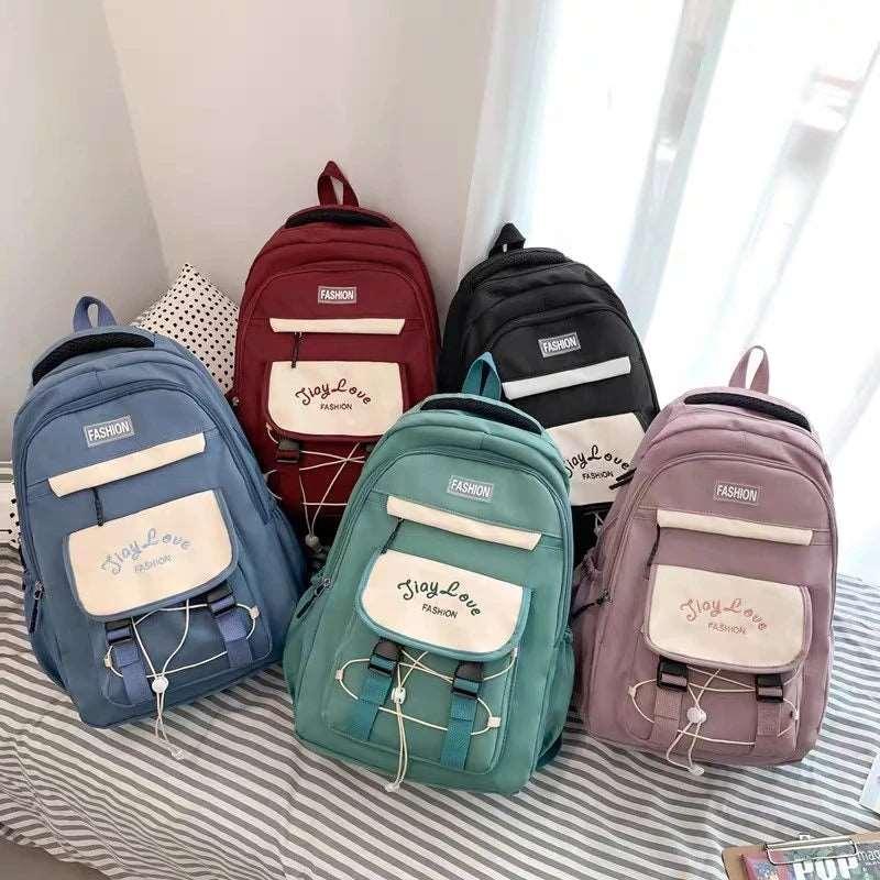 Bolsa escolar impermeável casual feminina - BrazilStory