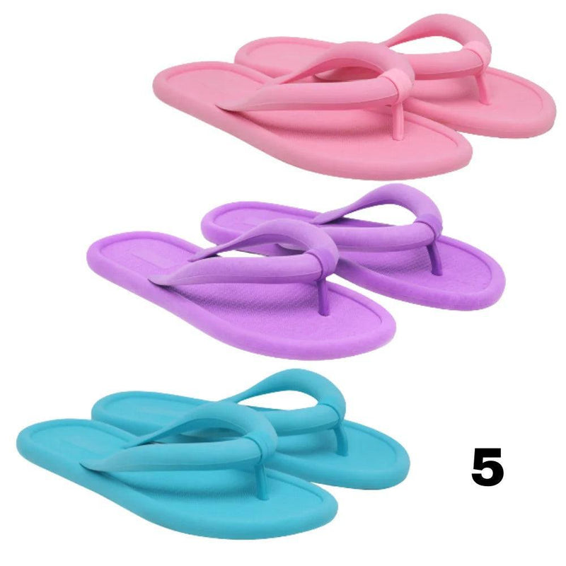 Chinelo Nuvem Feminino Flip Flop Kit 3 Pares Moda Basica - BrazilStory
