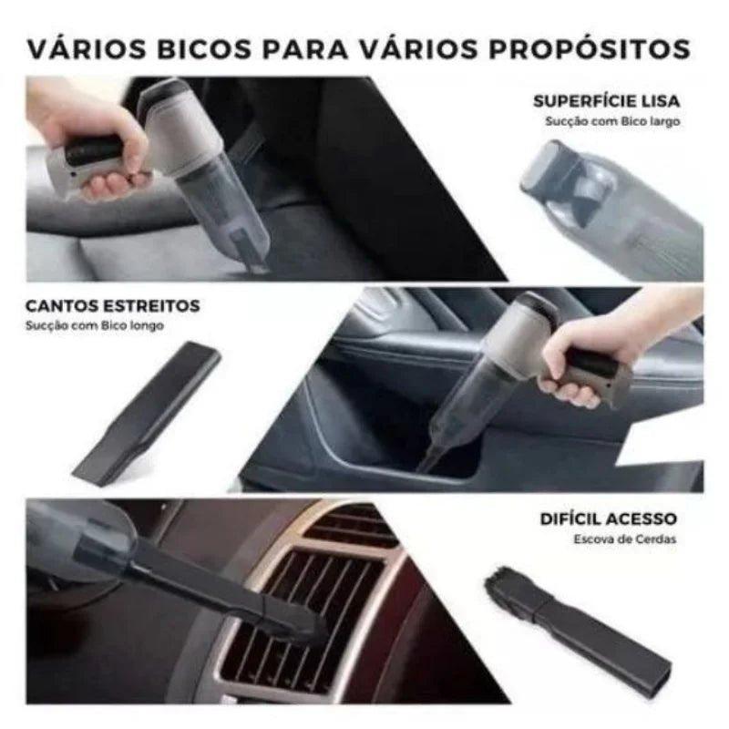 Aspirador de pó sem fio 3 em 1 bivolt 9000wts - BrazilStory