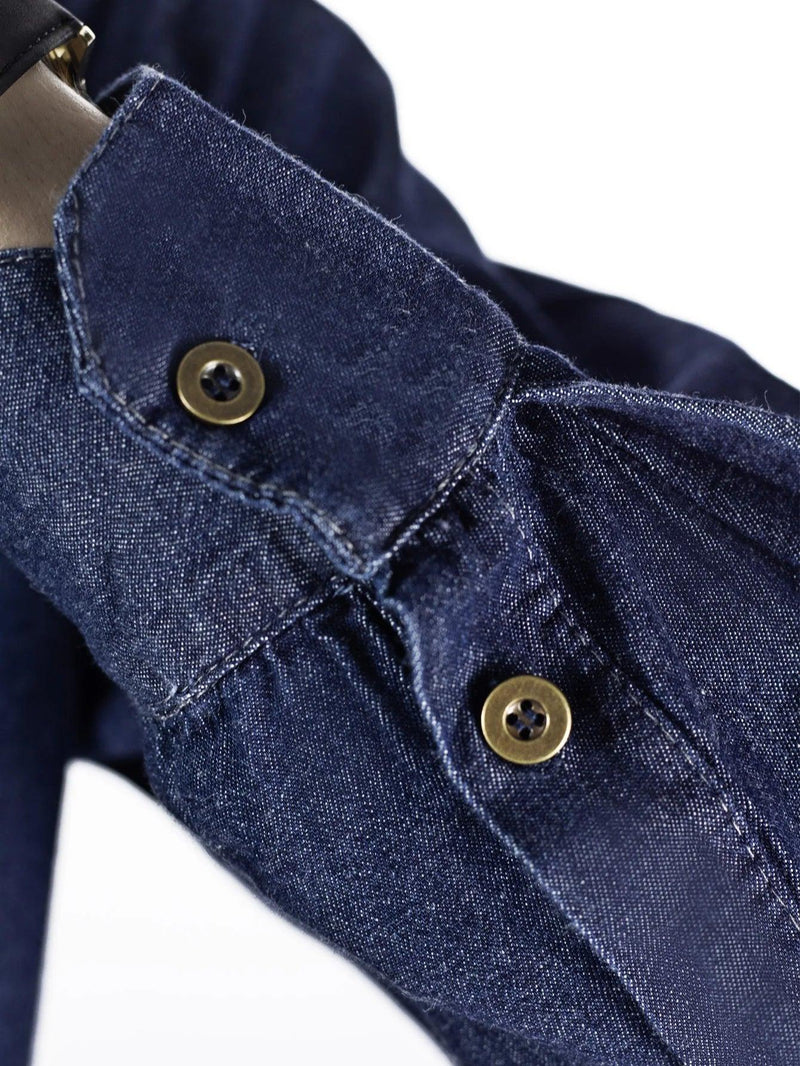 Camisa Jeans Masculina - BrazilStory