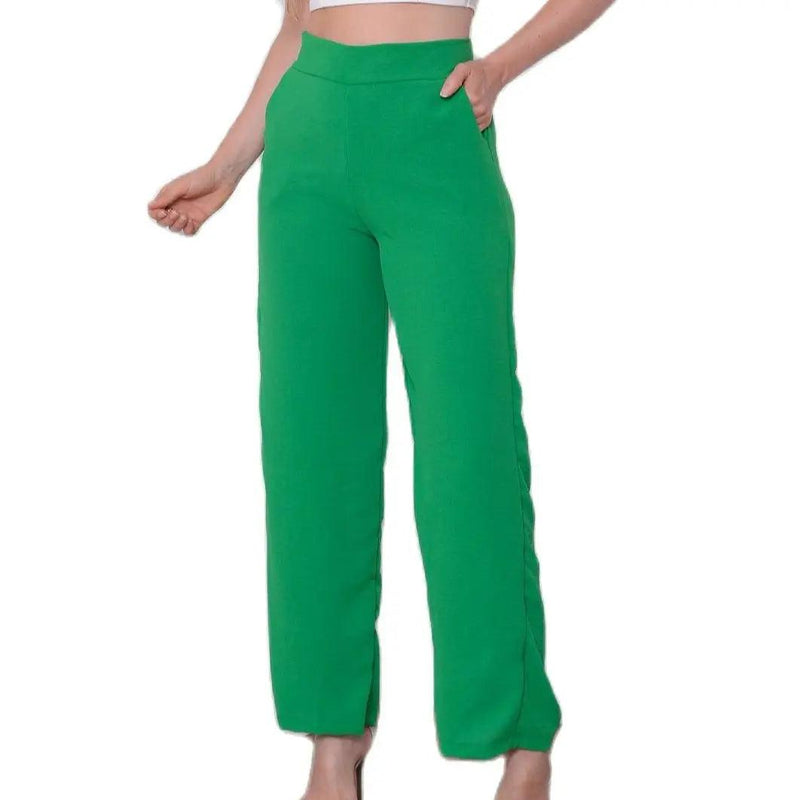 Calça pantalone lisa duna - BrazilStory