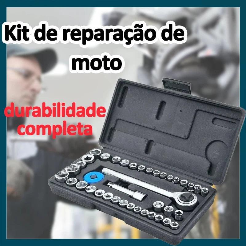 Conjunto de chaves combinação, versátil 40 peças - BrazilStory