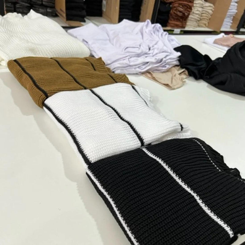 Blusa Listras Tricot Listrada - BrazilStory