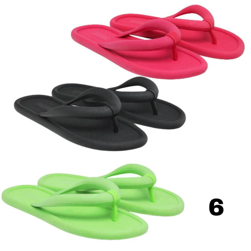 Chinelo Nuvem Feminino Flip Flop Kit 3 Pares Moda Basica - BrazilStory