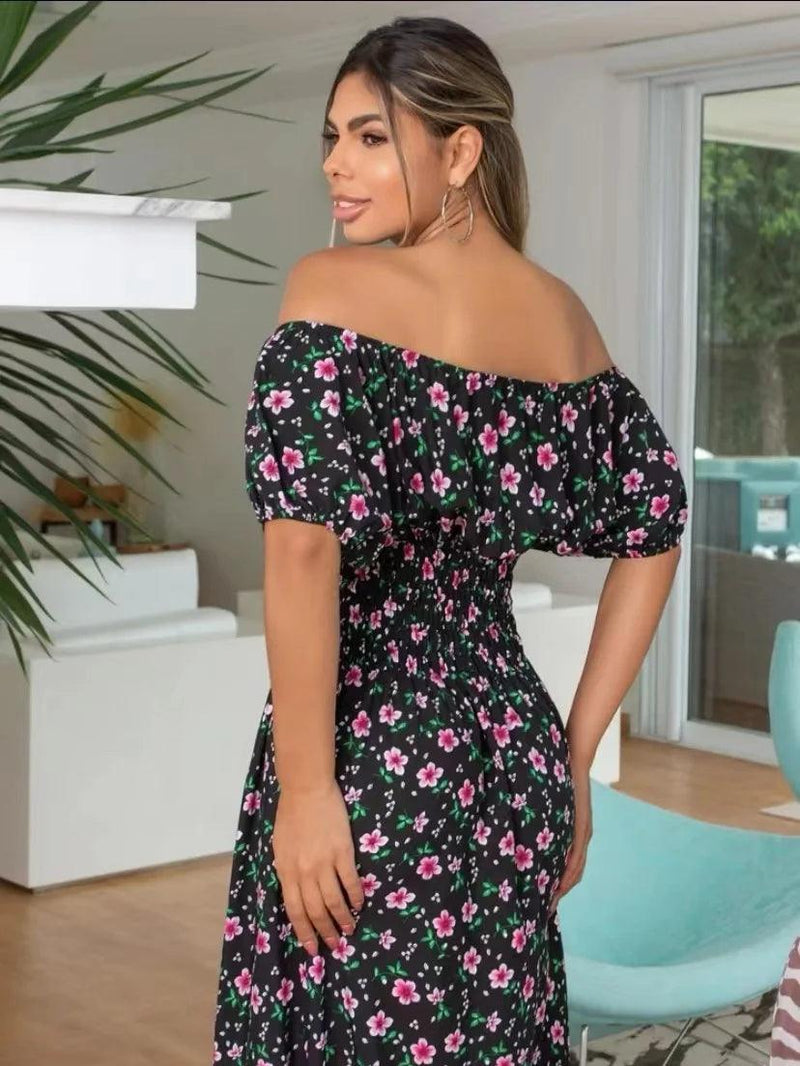 Vestido longo estilo cigana - BrazilStory