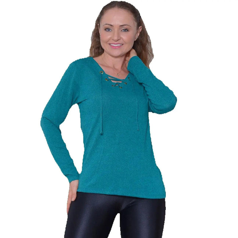 Blusa manga comprida - BrazilStory
