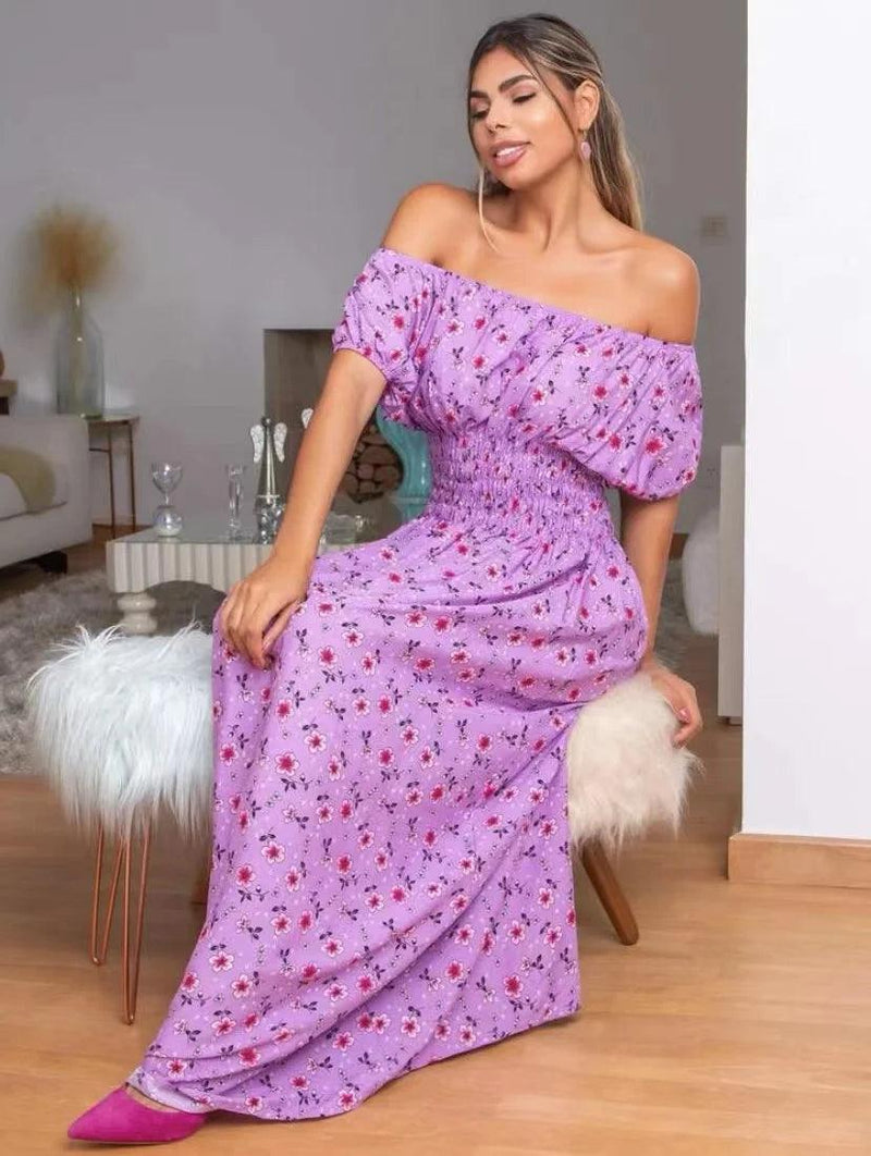 Vestido longo estilo cigana - BrazilStory