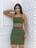 Saia Canelado Tubinho Modelador - BrazilStory