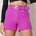 SHORT ALFAIATARIA PREMIUM COM BOLSO E CINTO - BrazilStory