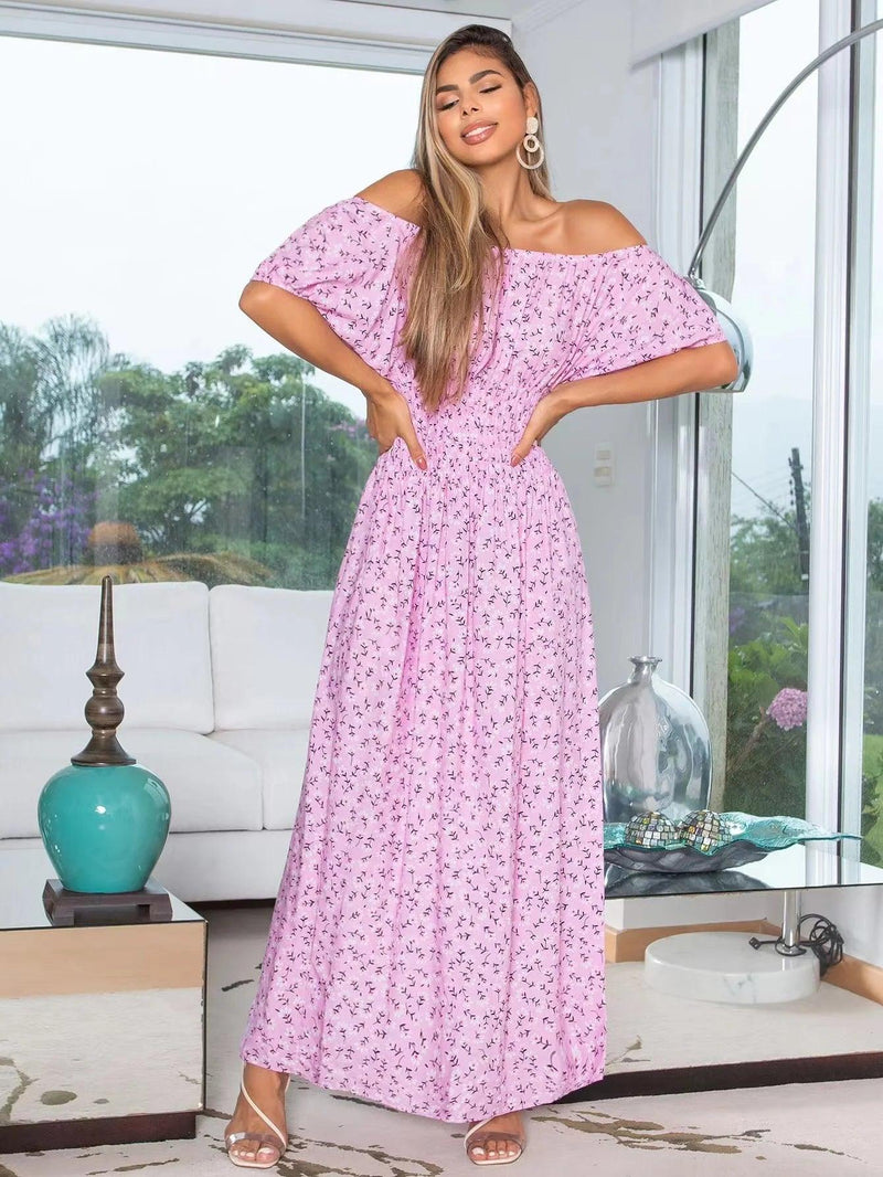 Vestido longo estilo cigana - BrazilStory