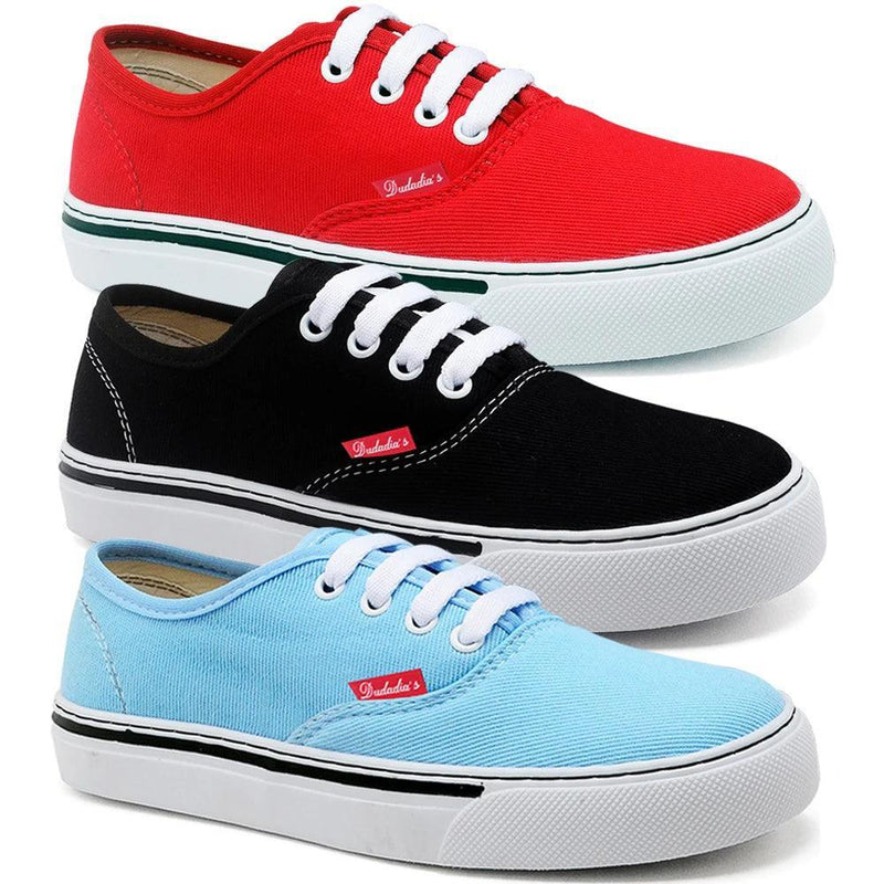 Kit 3 Pares Tênis Feminino Sapato Leve Conforto Polo Blu do 34 ao 39 - BrazilStory
