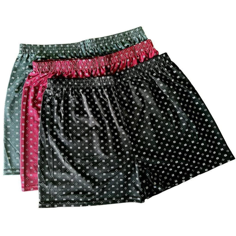 Kit 3 Samba Canção Pijama Estampado/Liso Masculino - BrazilStory