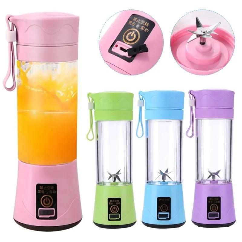 Mini Liquidificador Portátil Shake Take Juice Cup 6 Lâminas Recarregáveis - BrazilStory