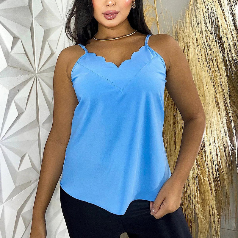 Blusa Regatta Fina Strap - BrazilStory