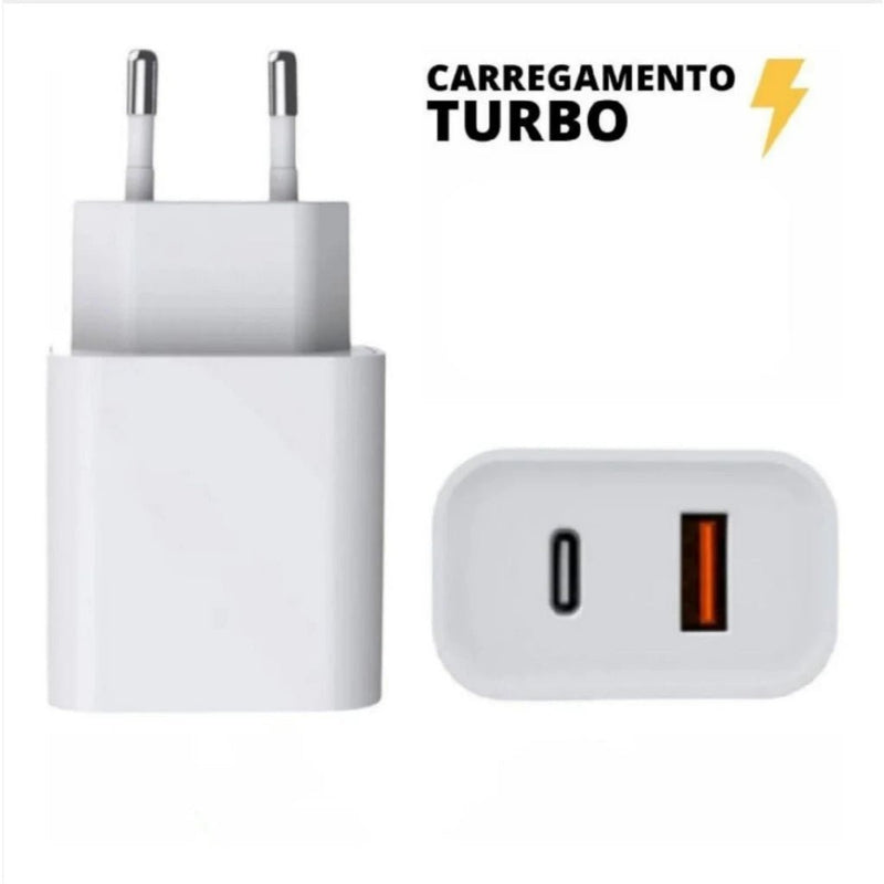 Carregador de Fonte para iPhone Turbo 38W - BrazilStory