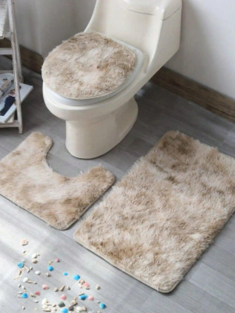 Conjunto de 3 peças de tapetes para banheiro Happy - BrazilStory