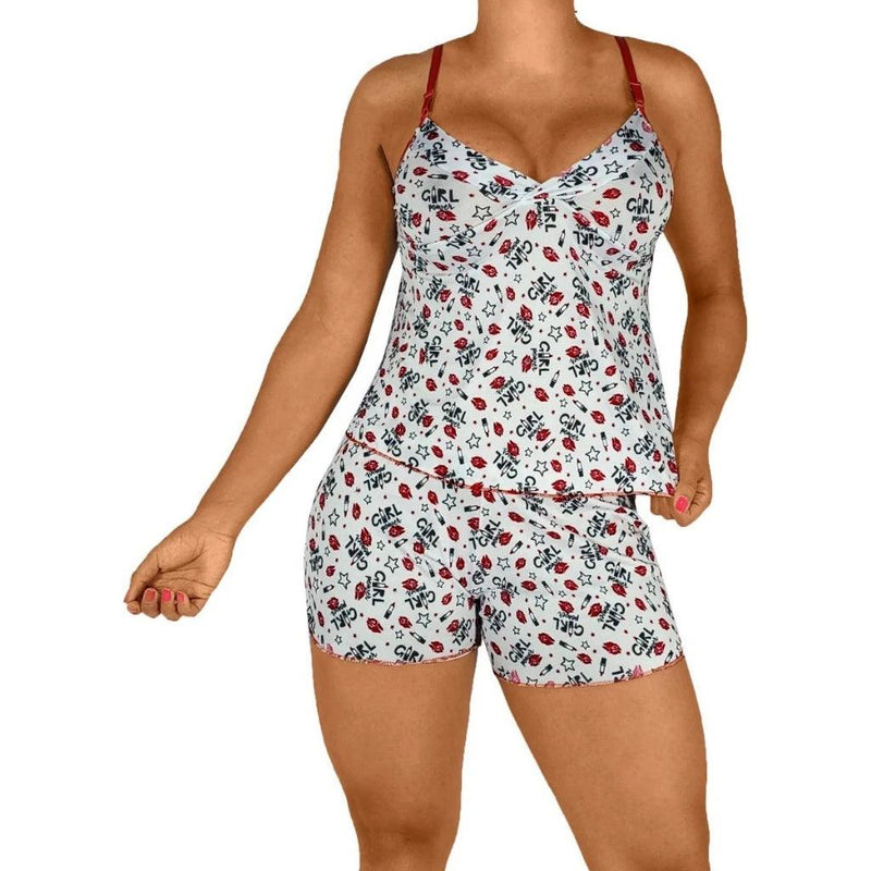 Kit 3 Baby Doll Pijama Feminino - BrazilStory