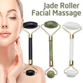 Rolo de pedra de jade facial massageador antirrugas - BrazilStory