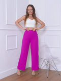 Calça pantalone lisa duna - BrazilStory