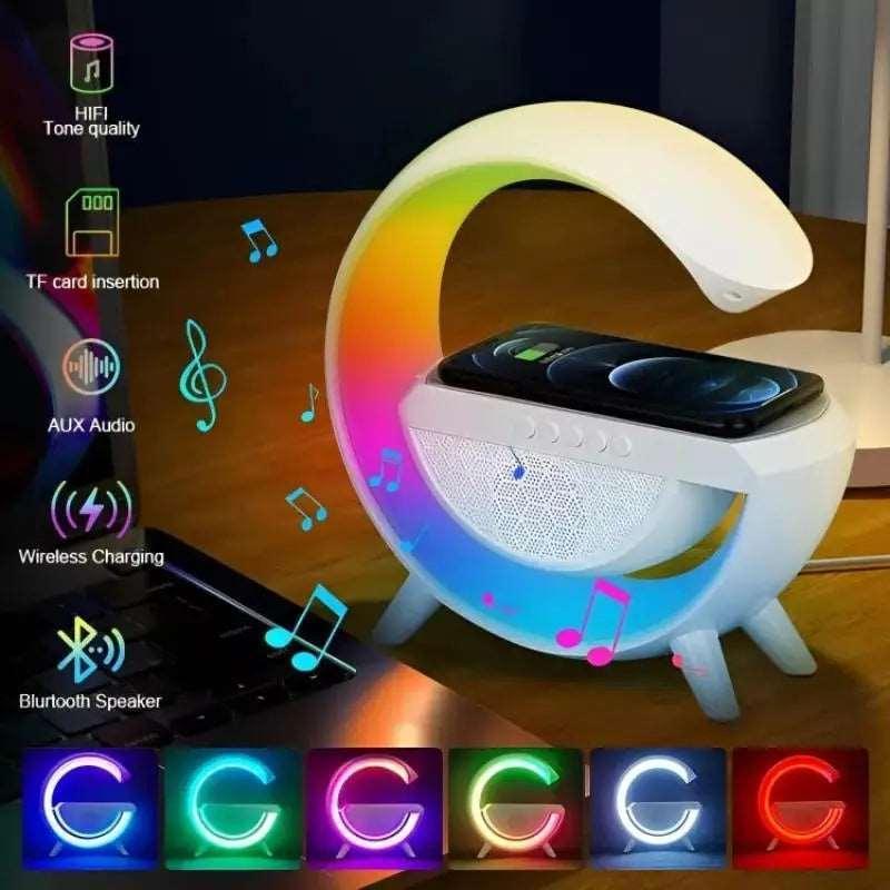 Caixa de Som G-Speaker/Sem Fio Bluetooth, Lâmpada De Mesa LED - BrazilStory