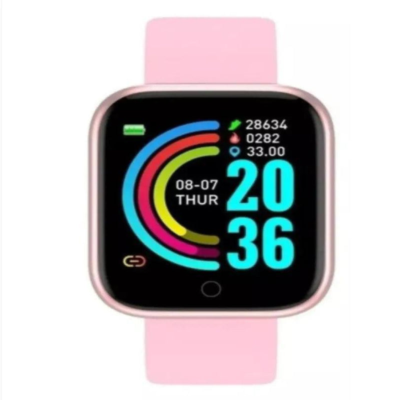 Relógio inteligente Android iOS Prova Água Unissex Smartwatch D20 - BrazilStory
