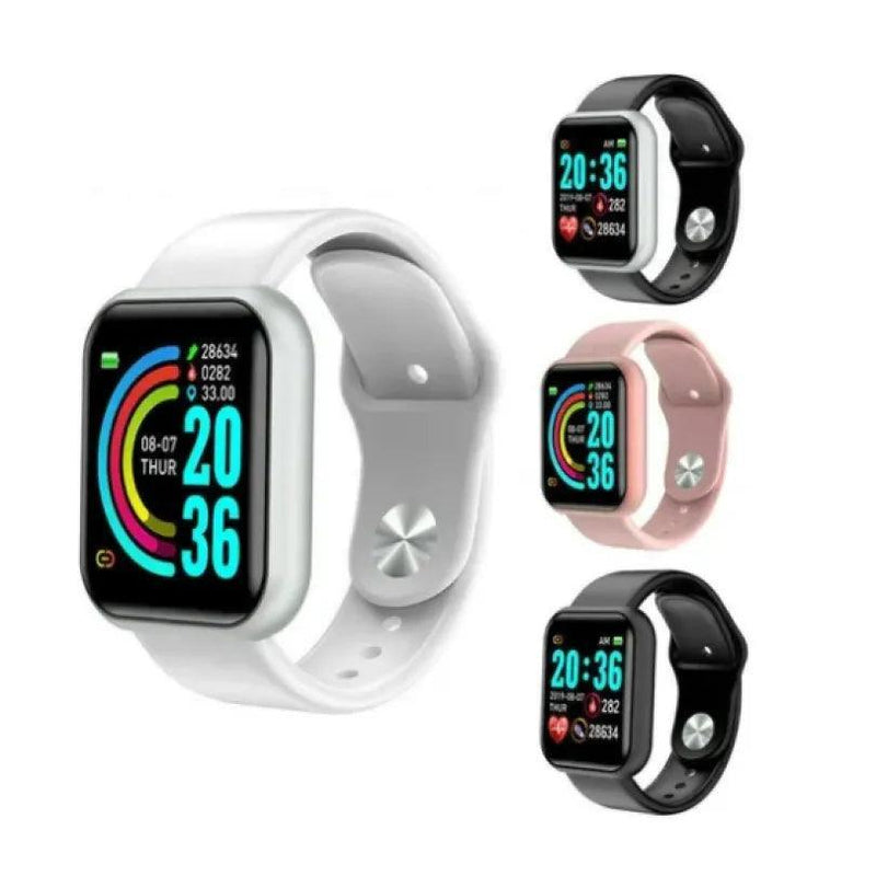 Relógio inteligente Android iOS Prova Água Unissex Smartwatch D20 - BrazilStory