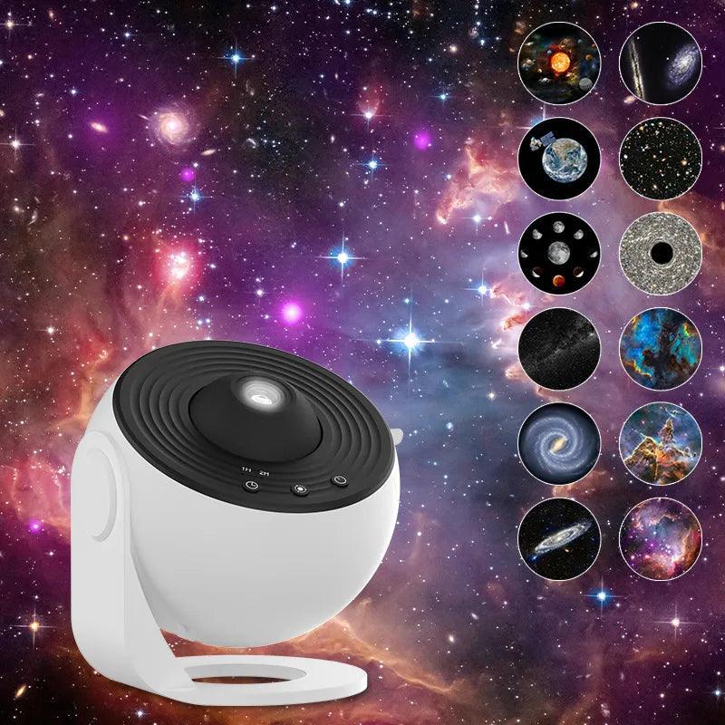 Projetor planetário giratório 360 ° galáxia, céu estrelado - BrazilStory