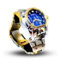 Relógio Masculino Invicta Zeus Magnum Elegante Estilo Imponente Á Prova D'Água Relógio Banhado A Ouro 18K + Presente na Caixa