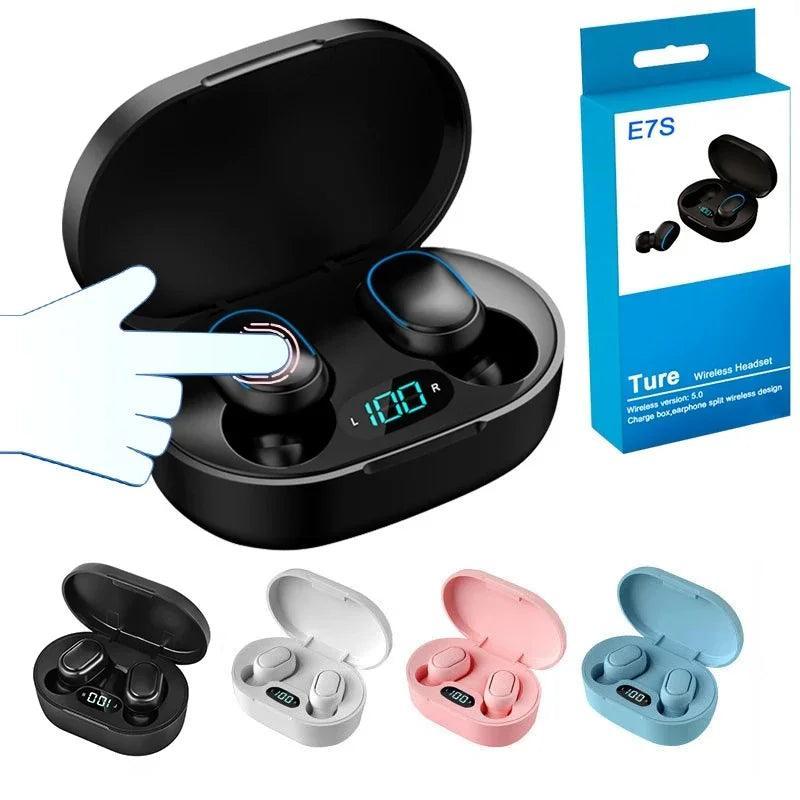 Fone De Ouvido Sem Fio E6s e A6s Bluetooth 5.0 Tws Macaron - BrazilStory