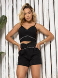 Conjunto Top e Short Alfaiataria com Viés-HBD modelo CON-0027 - BrazilStory