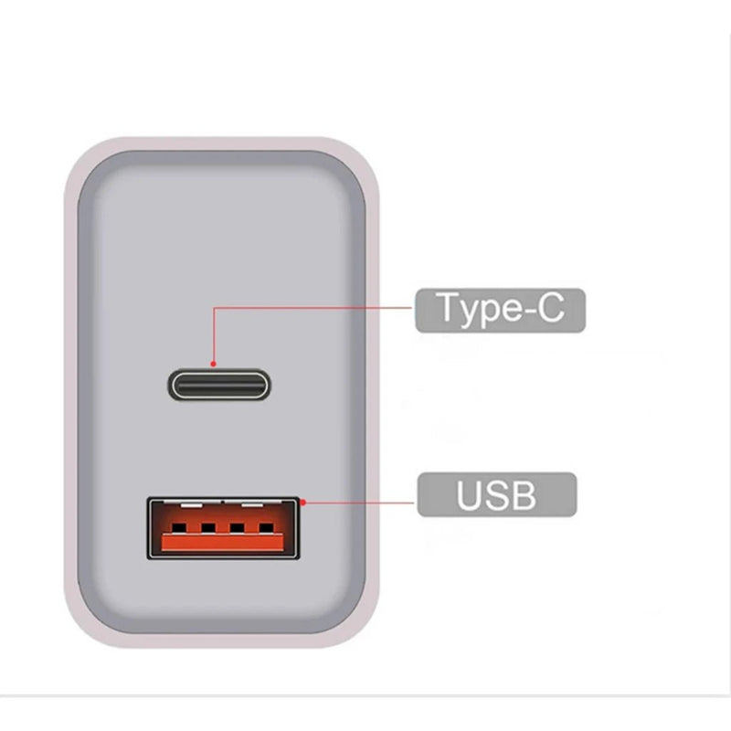 Carregador de Fonte para iPhone Turbo 38W - BrazilStory