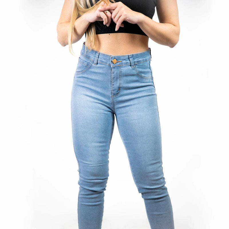 Calça jeans skinny feminina casual - BrazilStory