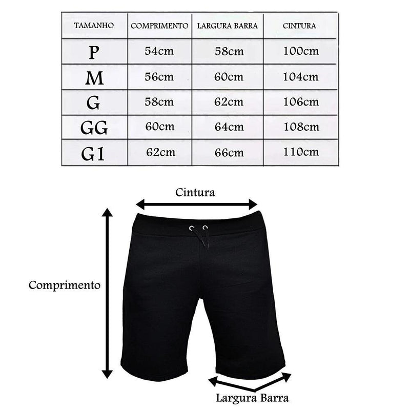 Kit 2 Bermudas Masculino Polo Blu Esportivo e Lazer - BrazilStory