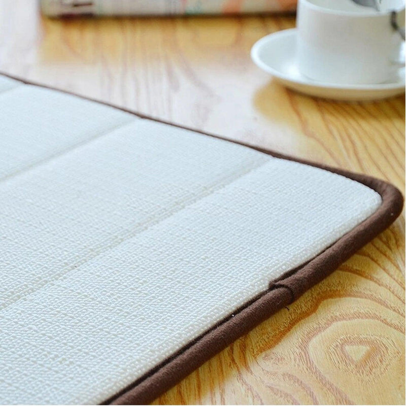 Tapete macio de 60x40 cm para banheiro ou quarto - BrazilStory