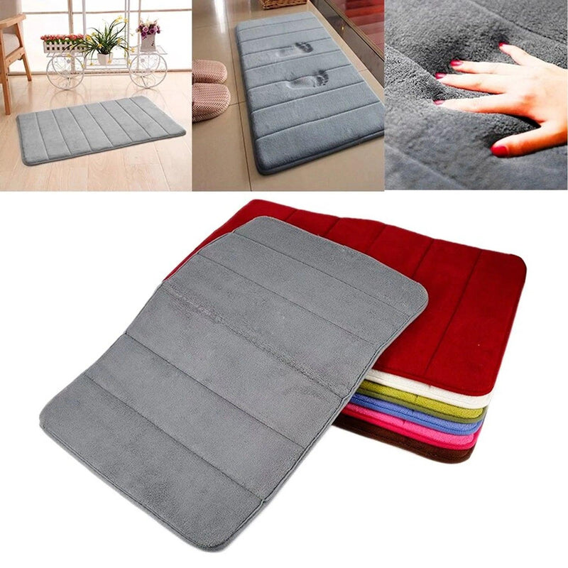 Tapete macio de 60x40 cm para banheiro ou quarto - BrazilStory