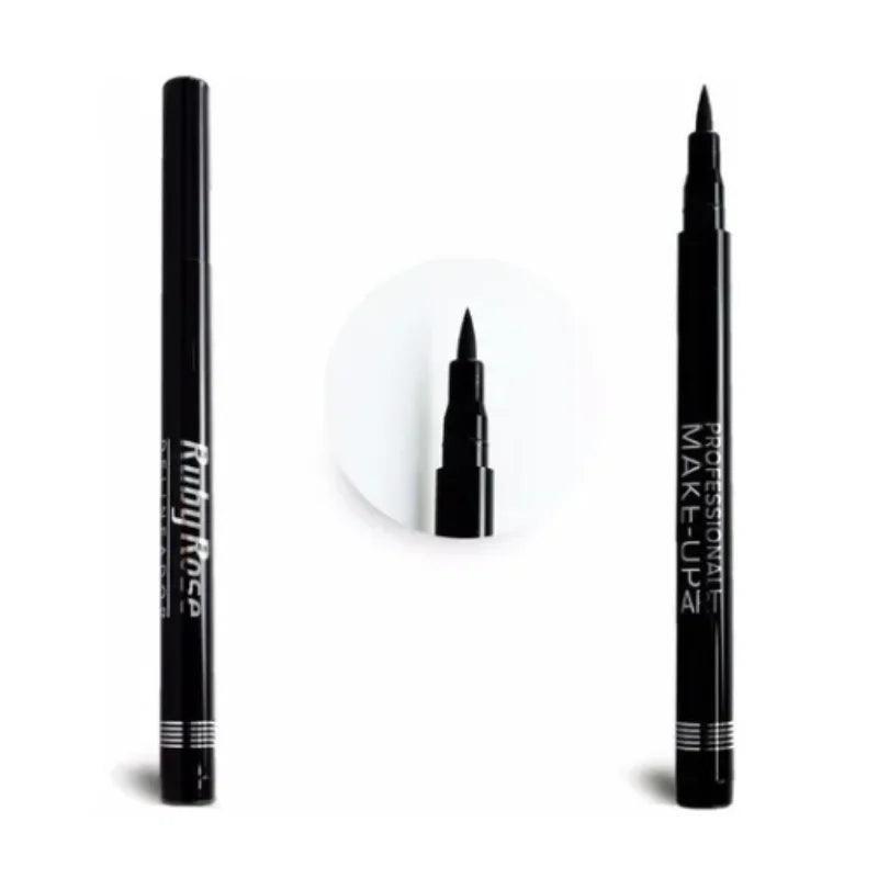Delineador Caneta Ruby Rose Preto à prova d'água - BrazilStory
