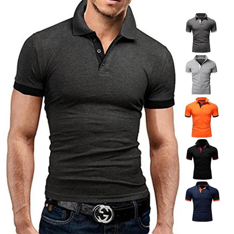 Camisa polo masculina, manga curta - BrazilStory