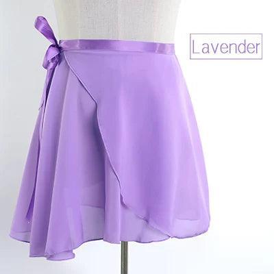 Saias de dança chiffon, collant com renda, para meninas, prática de balé - BrazilStory